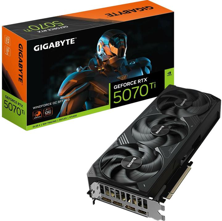 Immagine prodotto Gigabyte GeForce RTX 5070 Ti WINDFORCE OC SFF 16G (16 GB)