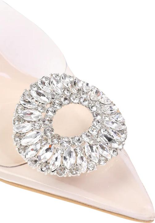 Immagine prodotto Where's That From Opal Sandali Impreziosito Perspex Tacco Basso Donna (40)