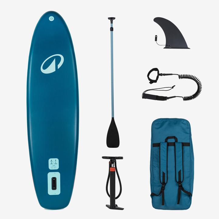 Image du produit Itiwit Pack Stand up paddle gonflable 10'6,1 ou 2 personnes (jusqu'à 130 kg)- 100 Bleu (10'6")