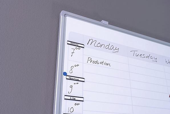 Actual product image eurokraft basic Weekly planner, neutral (900 x 600 mm)