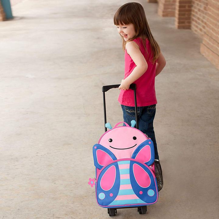Actual product image Skiphop Zoo Rolling Luggage Butterfly (26 l, Hand luggage (up to 50 litres))