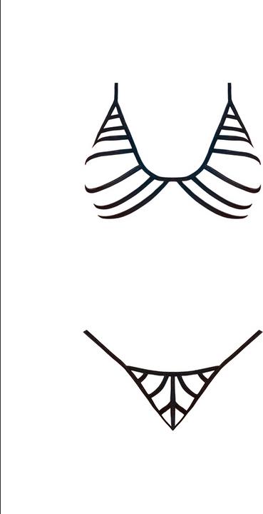 Produktbild Magic Silk Strappy Bra & G-Set (XXL)