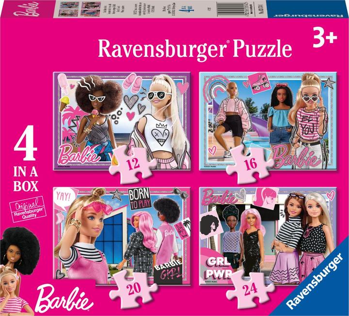 Immagine prodotto Ravensburger 4 Puzzle in 1 - Barbie (24 pezzi)