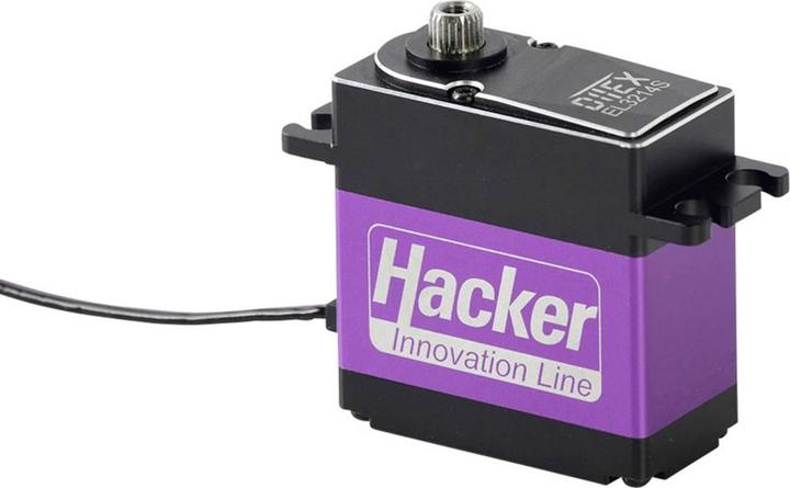 Produktbild Hacker Standard-Servo DITEX EL3214S Getriebe-Material: Stahl