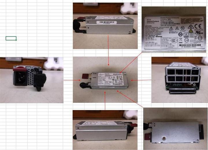 Actual product image HPE 900W hot-plug power supply (900 W)