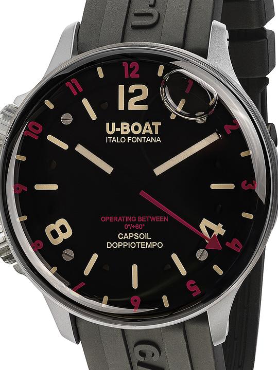 U-Boat 8839 Capsoil Doppiotempo SS GMT 45mm 10ATM (Analoguhr, 45 mm)