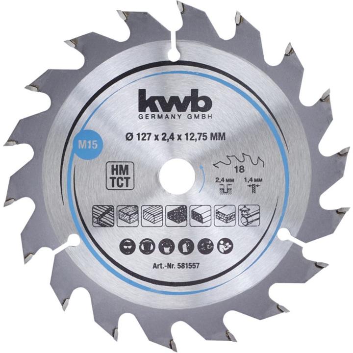 kwb Kreissägeblatt HM Mittel Ø 184x16 Z22