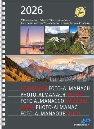 Produktbild Swiss Foto-Almanach 2026 (A5, Italienisch, Englisch, Deutsch, Französisch)