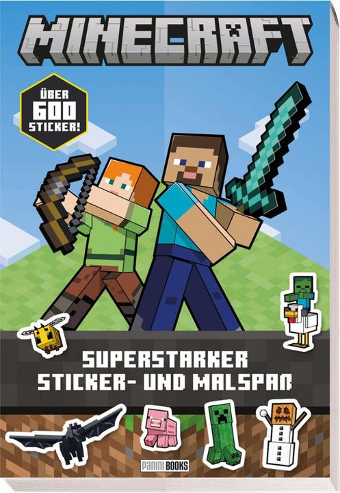 Produktbild Minecraft Sticker- und Malspass