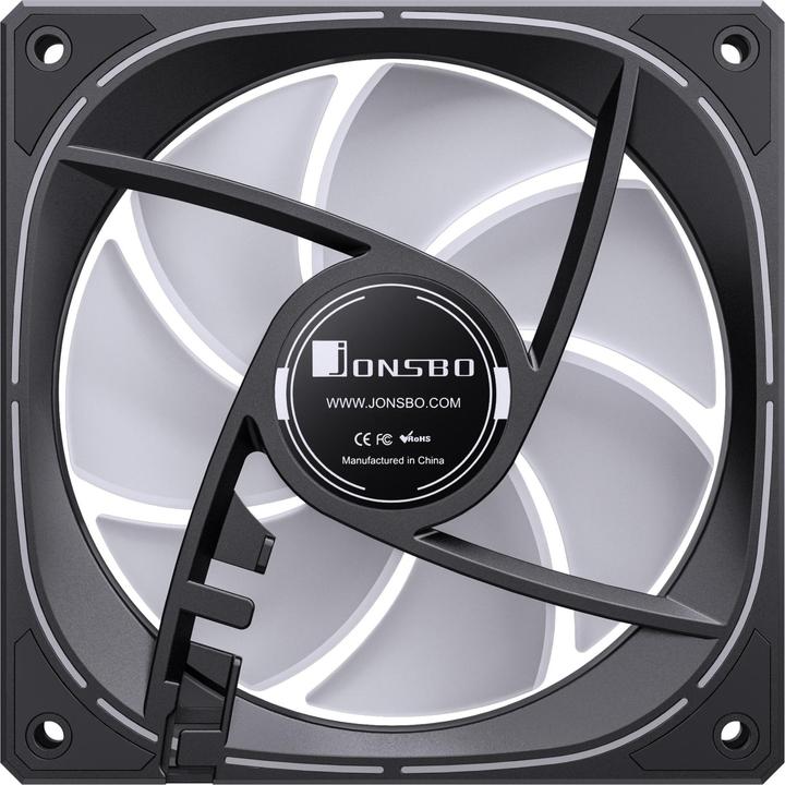 Actual product image Jonsbo FR-505, ARGB 5V 3PIN - black (120 mm, 1 x)