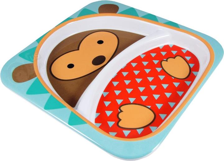 Actual product image Skiphop Zoo Plate Hedgehog