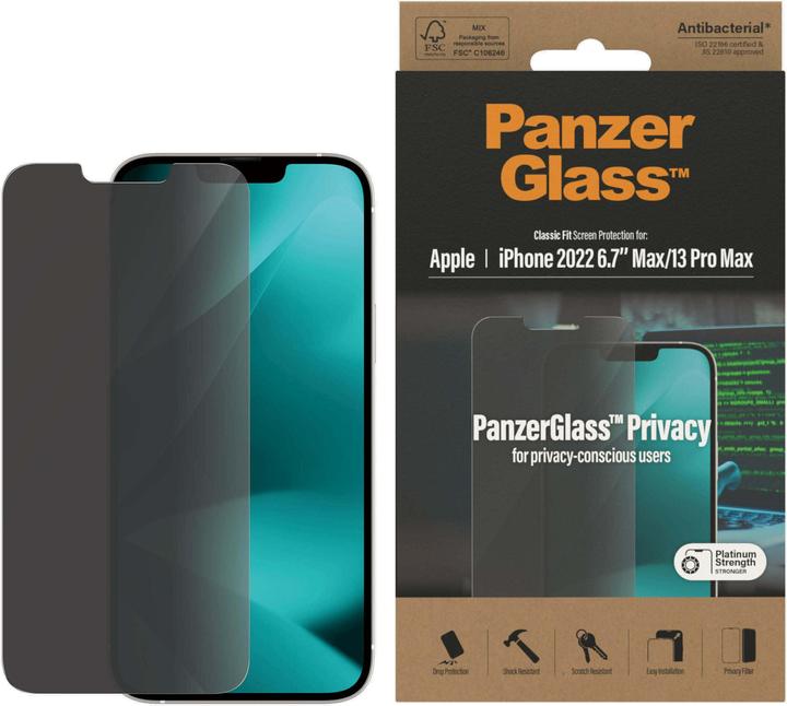 Image du produit PanzerGlass Protecteur d'écran (1 pièce(s), Apple iPhone 13 Pro Max, Apple iPhone 14 Plus)