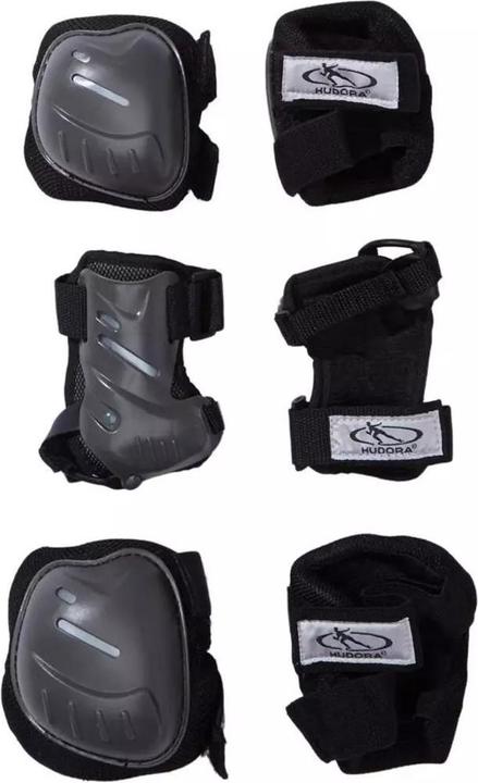 Produktbild Hudora Biomechanisches Protektorenset (S, Handgelenkschoner, Ellbogenschoner, Knieschoner, Einzelstück)