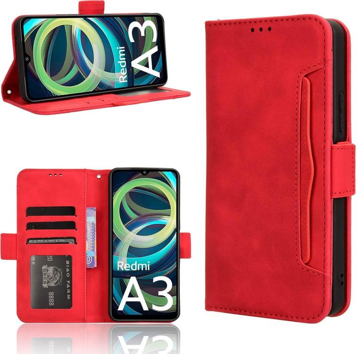 Actual product image Cover-Discount Xiaomi Redmi A3 - Case with many card slots (Xiaomi Redmi A3)