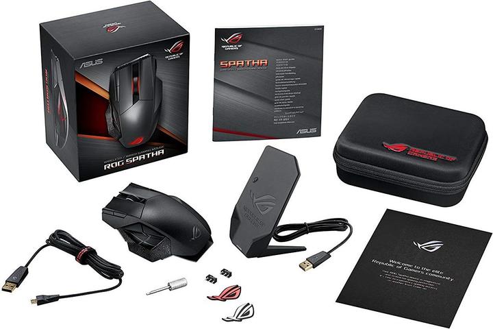 Image du produit ASUS ROG Spatha (Filaire, Sans fil)