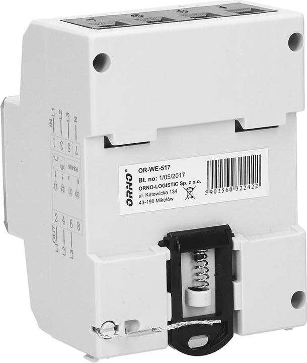 Immagine prodotto MGA ORNO 3-FAZOWY LICZNIK ENERGII ELEKT.80A. WIELOT. RS485 MID