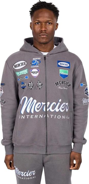 Mercier International Hoodie mit durchgehendem Reissverschluss
