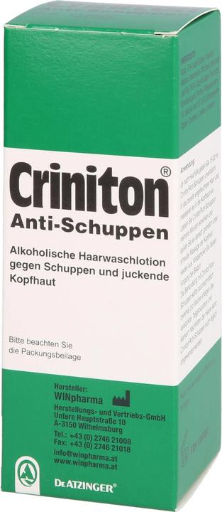 Actual product image Kanzlsperger Criniton Anti-Dandruff Hair Wash Lotion, 125 ml solution (125 ml)