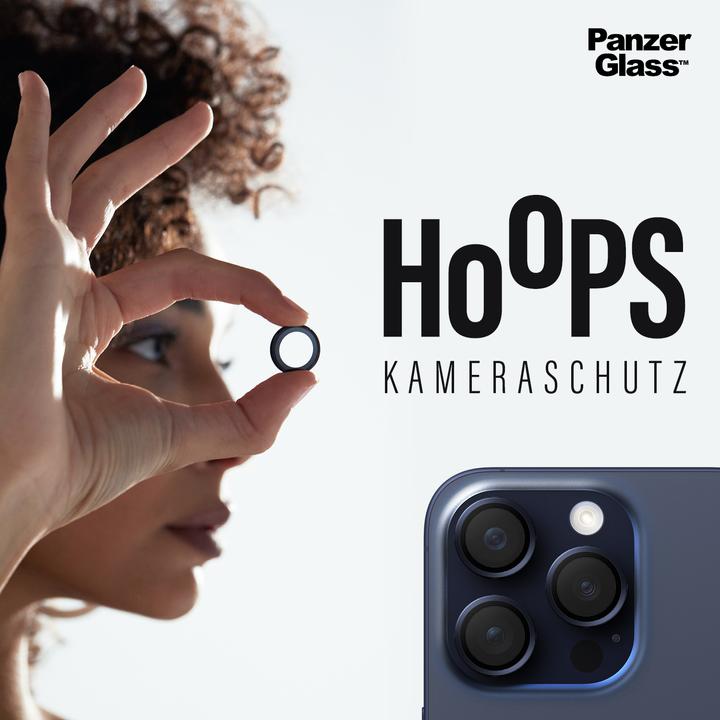Image du produit PanzerGlass Hoops Camera Lens Protector (1 pièce(s), Apple iPhone 15 Pro Max, Apple iPhone 15 Pro)
