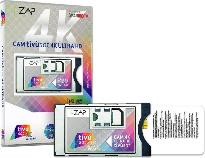 Zap Modulo Tivusat Ican 4k UHD Dvbs2 Per TV In Satellitare (Modulo CI)