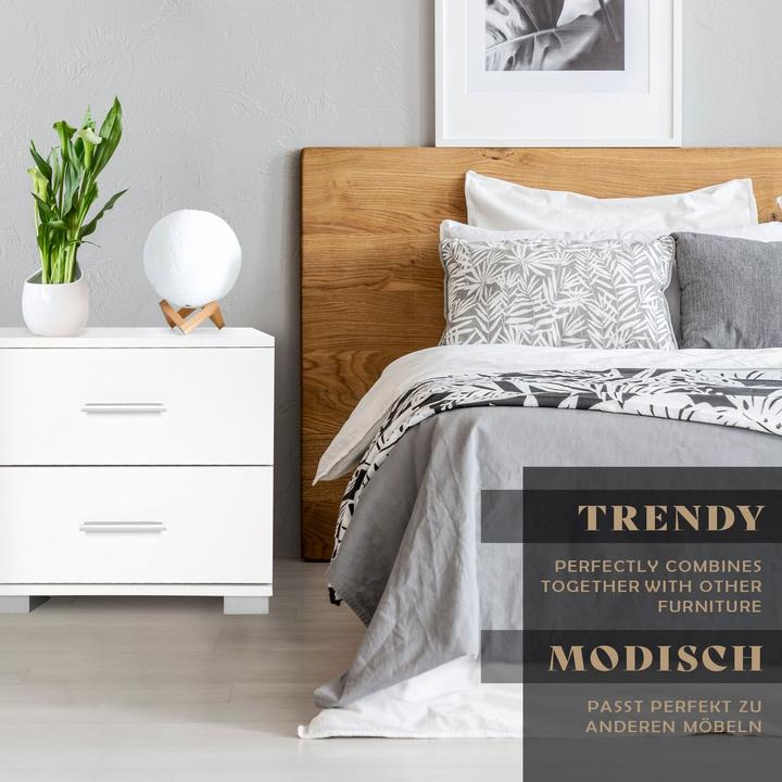 Actual product image Miadomodo Nachttisch 2er-Set (40 x 40 x 35 cm)