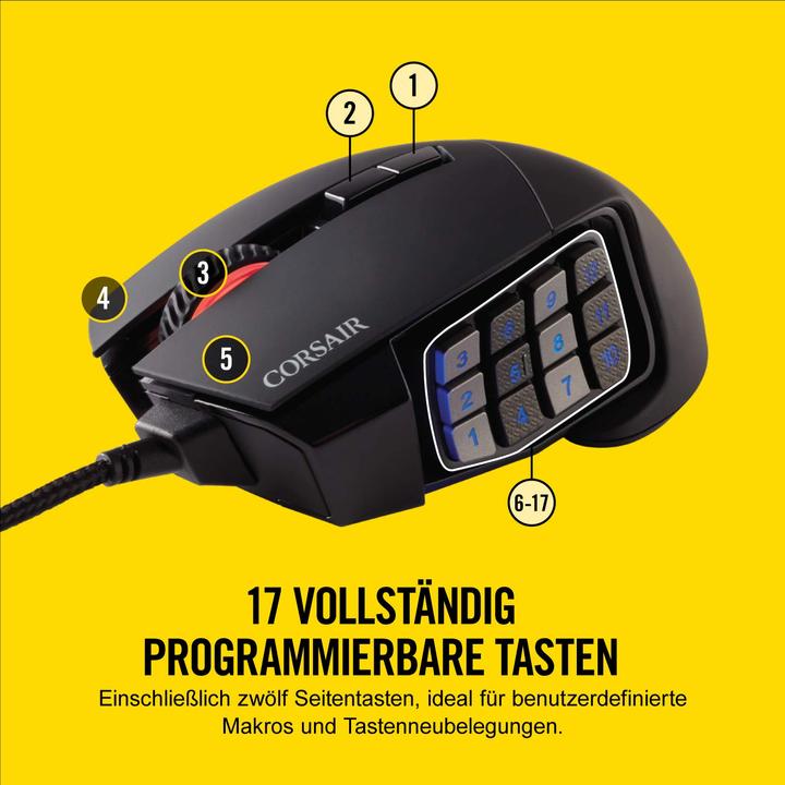 Produktbild Corsair Scimitar Pro RGB (Kabelgebunden)