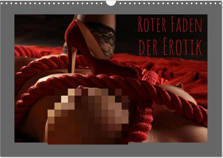 Produktbild Roter Faden der Erotik (Wandkalender 2025 DIN A3 quer), Monatskalender (A3, Deutsch)