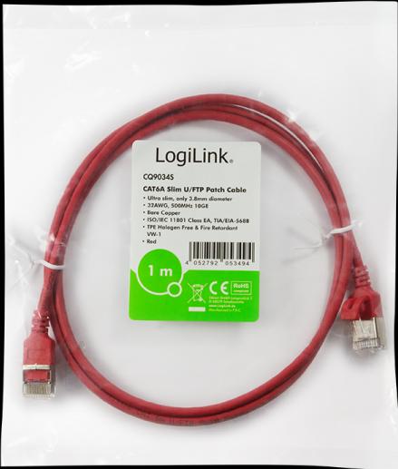 Productafbeelding LogiLink Netwerkkabel (STP, CAT6a, 0.30 m)