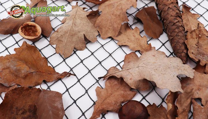 Produktbild Aquagart Teichnetz 13m x 20m schwarz Fischteichnetz Laubnetz Netz Vogelschutznetz robust