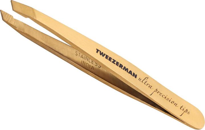 Actual product image Tweezerman Mini Slant Tweezer Gold