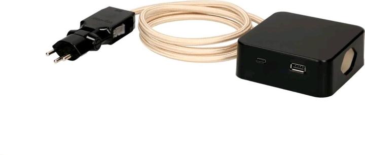 Produktbild Max Hauri maxTEX Cube (3 x, Typ 13, USB-A, USB-C, 2 m)