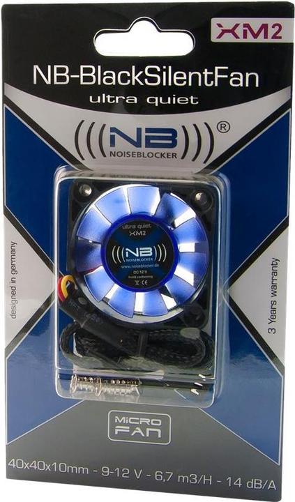 Produktbild Noiseblocker BlackSilent XM2 (40 mm, 1 x)
