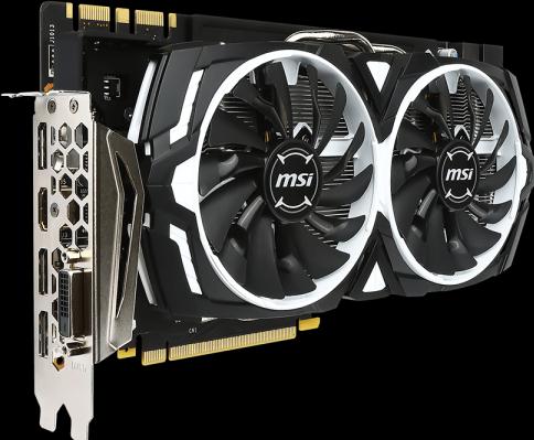 Actual product image MSI GeForce GTX 1080 ARMOR 8G OC (8 GB)
