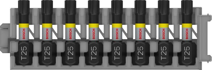 Actual product image Bosch Zubehör PRO Torx Impact Bit, T25, 25 mm, 8 pcs. (Hexagon socket TX M25)