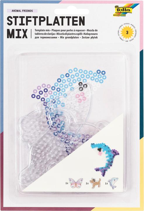 Actual product image Folia Iron-on beads Plates Pin Plate Set