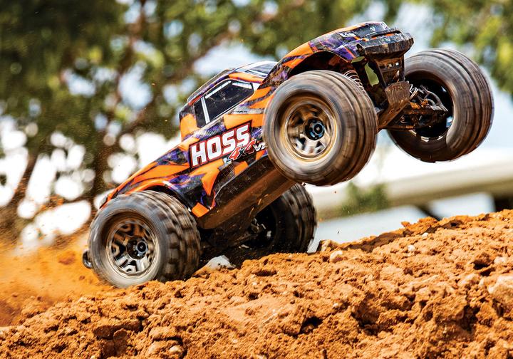 Actual product image Traxxas Hoss Electric Brushless Monster Truck 4WD 1:10 RTR orange (RTR Ready-to-Run)