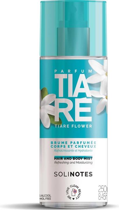 Actual product image Solinotes Hair & Body Mist Tiaré (Body mist, 250 ml)