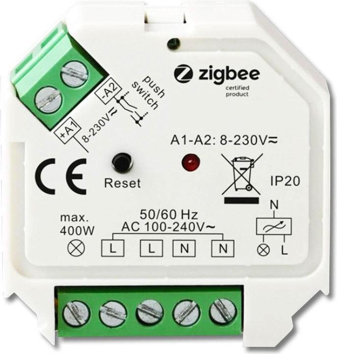Produktbild Isoled ZigBee 3.0/Push Universal Triac-Dimmer 230V, 200VA