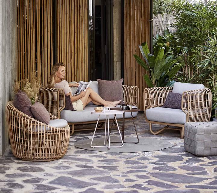 Produktbild Cane-line Circle Rug Outdoor Teppich Ø 140 cm (140 x 140 x 1 cm)