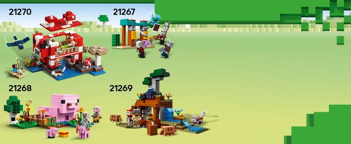 Immagine prodotto LEGO Das Pilzkuh-Haus (21270, LEGO Minecraft)