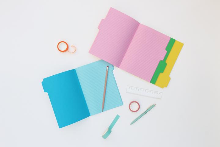 Produktbild Suck UK Tab Notebooks A5 Colourful (A5, Liniert, Weicher Einband)