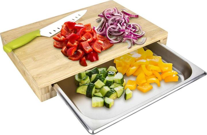 Cook Concept Tagliere con vassoio estraibile