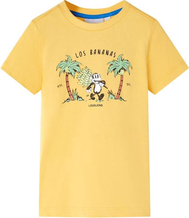 Produktbild VidaXL Kinder-T-Shirt Helles Ocker 92,Material: 100 (92)