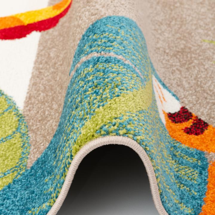 Actual product image Pergamon Children's carpet Softstar Kids animal world (120 x 170 cm)