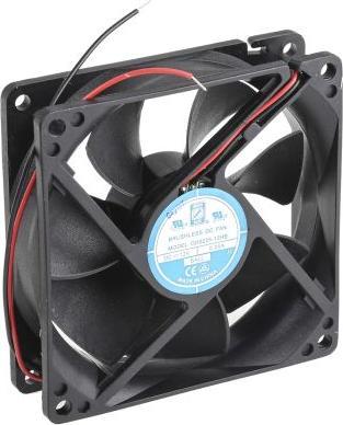 Actual product image Rs Pro B/bearing axial fan,92sqx25mm 12V high (92.50 mm, 2 x)