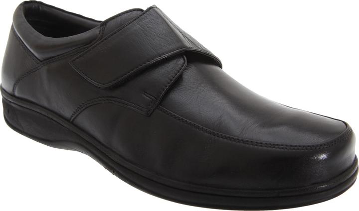 Roamers Superlight Lederschuhe Schuhe mit Klettverschluss