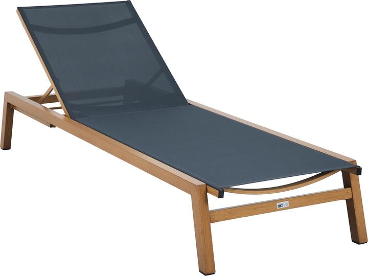 Produktbild Axi Logan Gartenliege Holzoptik und Anthrazit (193 cm)