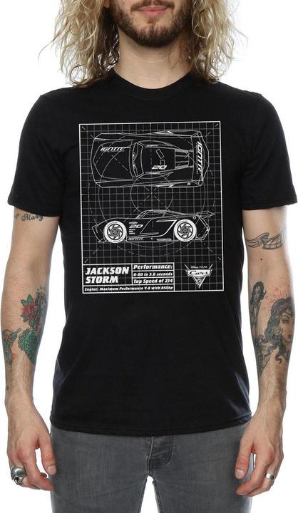 Produktbild Disney Cars Jackson Storm Blueprint TShirt (L)
