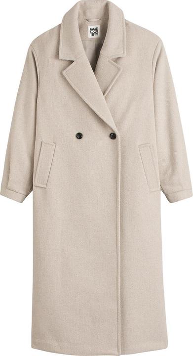 Produktbild La Redoute Collections Langer Mantel mit Knopfverschluss (XXL)