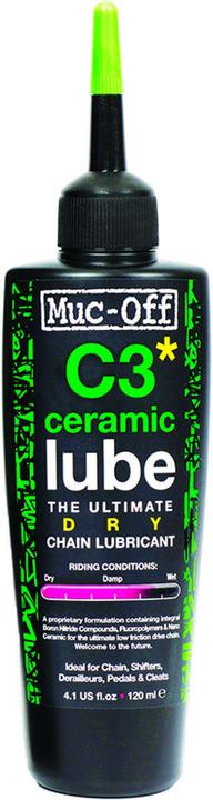 Actual product image Muc-Off C3 Dry Ceramic Lube 120ml (120 ml, Chain oil)